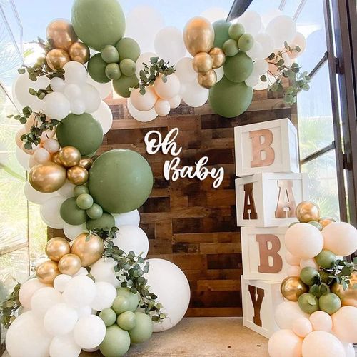 AYUHR-Kit Arche Ballon Rose, 79 Pièces Guirlande Ballon Rose Vif Blanc Mat avec Ballon Or Confettis, Rose Rouge Anniversaire Decoration Anniversaire Filles Femmes pour Mariage, Fête Baby Shower, Fian