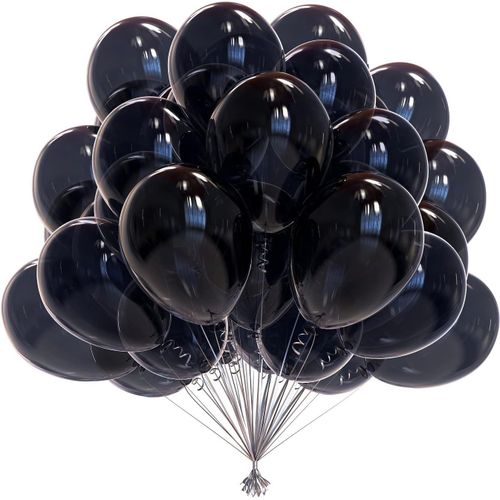AYUHR-Ballon Bleu,50 PCS 10 Pouces,Ballon Anniversaire,Ballons de Baudruche Bleu pour Homme Garçons Anniversaire,Décorations de Fête,Baby Shower,Baptême
