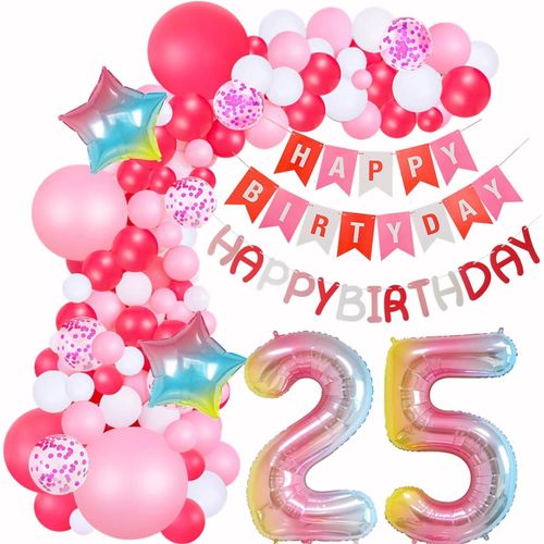 AYUHR-Decoration Anniversaire Pompier 4 Ans, Kit Deco Fete Garcon, XXL Flamme Ballon Aluminium Rouge, Déco Fete Ballon Bannière Decoration Gateau Autocollant Enfants (Anniversaire Pompier Enfants 4 A