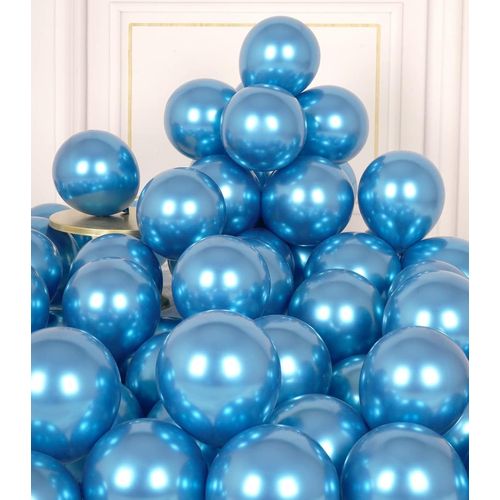 AYUHR-Ballon Noir Métallique Hélium: 50 Pièces Petit Ballons Anniversaire 5 Pouces Noir Mini Ballons de Baudruche Fille Garçon Ballon Gonflable Décoration pour Halloween Bachelorette Party Diplome