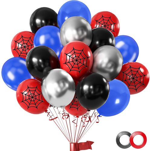AYUHR-50 Pièces Ballons Anniversaire Noir/Or/Rouge Bordeaux - 12 Pouces Décoration Fête Thème Magie/Académie Anniversaire Garçons & Filles pour Filles Kit Fête Enfan