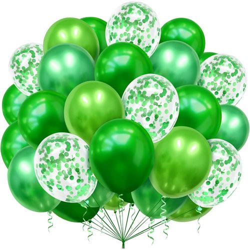 AYUHR-Ballons Bleu,100 Pièces Ballon Latex Bleu,Ballons Anniversaire Bleu, Bleu Confettis Ballons Ballons Helium Bleu pour Garçon Anniversaire, Mariage,Baby Shower
