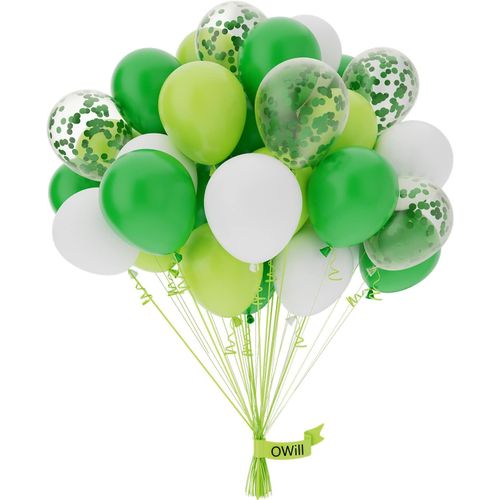 AYUHR-Ballon Noir et Or,50 PCS 10"" Latex Naturel,Métallique Chrome Or Confettis Ballons,Ballon Baudruche pour Anniversaire,Baby Shower,Mariage,Enterrement de vie de garçon