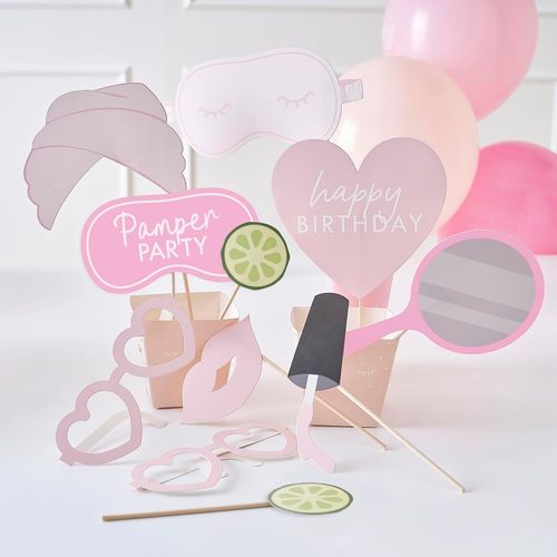 Ayuhr-Lot De 1 Masque Pour Les Yeux Brodé Rose Pour Enfants - Accessoire De Fête D'anniversaire