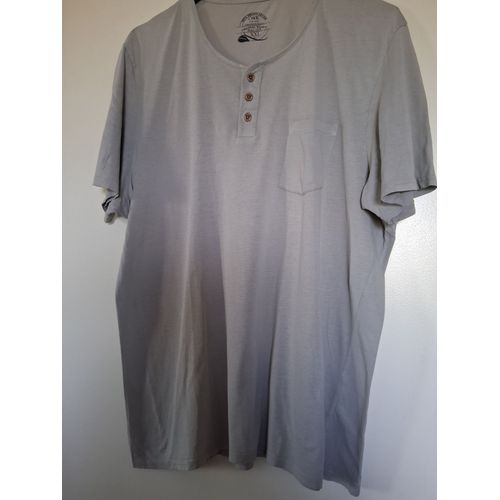 T-Shirt Uni Gris "T-Xxl" Owk Homme