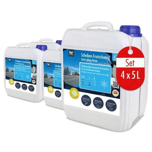 4x 5 L Lave-Glace Premium Antigel En Bidon De 5l Concentré -60 Degrés