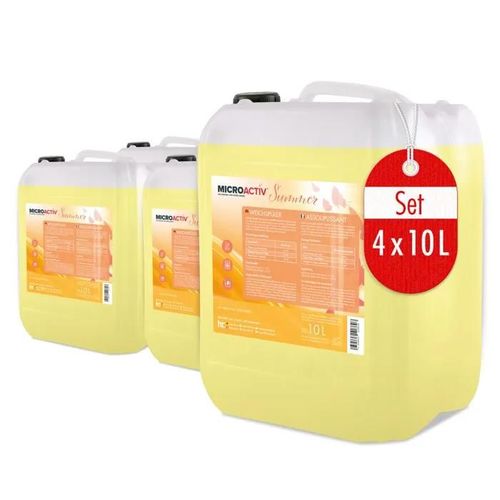 4x 10 L 10 L Adoucissant Summer