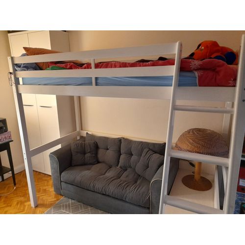 Lit Mezzanine De 90x 190 Avec Matelas