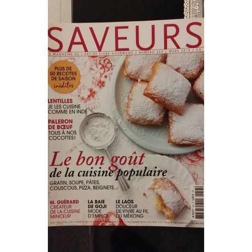 Revue Saveur Mars 2019