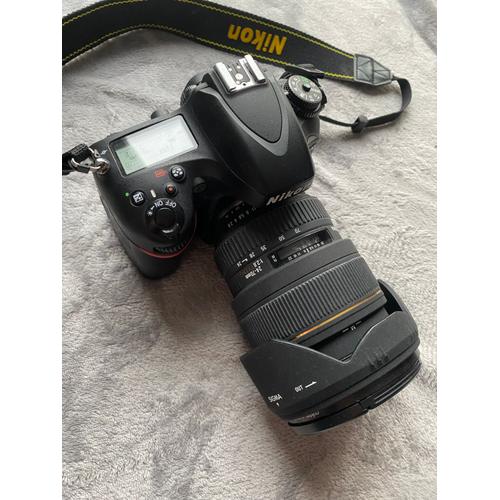 Nikon D600 24.3 mpix + Objectif Sigma 24-70 mm f/2,8 EX DG Macro