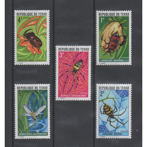 Tchad Timbres Animaux : Les Insectes