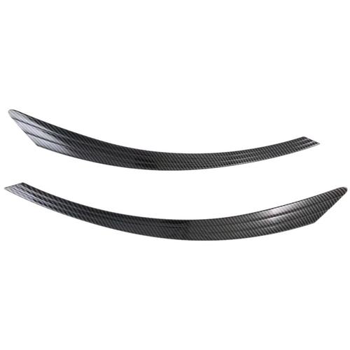 For Abs Plastic Front Light Eyebrow Cover Trim