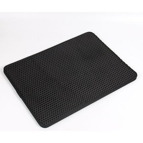 Tapis De Liti¿¿Re Pour Chat Tapis Imperm¿¿Able Anti-Sable Tapis Universel Pour Chats Et Chiens Tapis De Liti¿¿Re Pour Chat Double Couche (Noir 45 * 60),