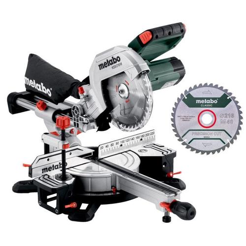 METABO Scie à onglet radiale KGS 216 M 1500W + 2ème Lame - 613216900