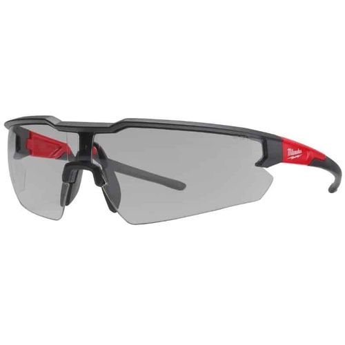 MILWAUKEE Lunettes de sécurité anti-rayures anti-buée - Gris clair - Taille unique