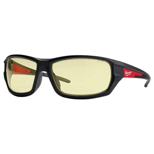 MILWAUKEE Lunettes de sécurité Performance - Jaune - Taille unique