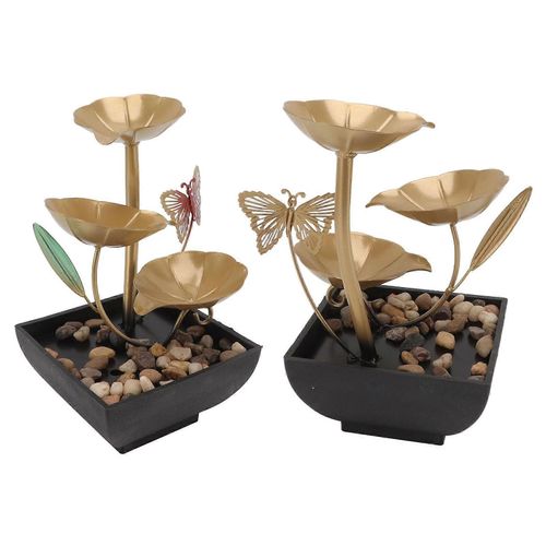Fontaine de table, petite fontaine décorative à circulation d'eau, cascade d'intérieur pour bureau et salon, prise américaine 110 V
