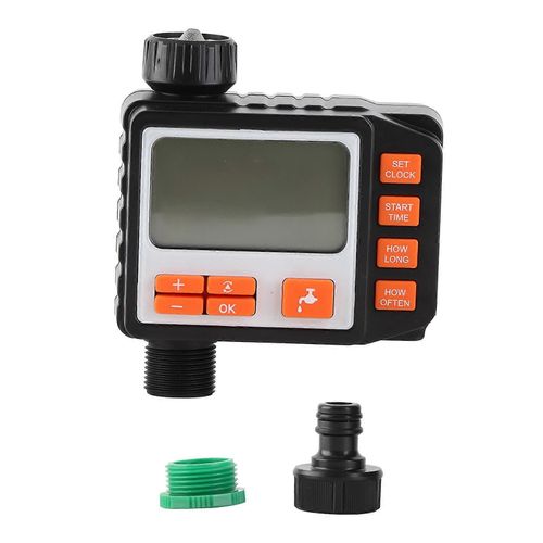 Minuterie d'arrosage électronique de jardin, contrôleur d'irrigation automatique, écran LCD