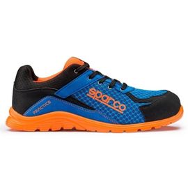 Sparco Chaussures De Sécurité Practice S1p 07517 Bleu Clair Orange