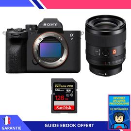 Sony A7 IV + FE 35mm f/1.4 GM + 1 SanDisk 128GB Extreme PRO UHS-II SDXC 300 MB/s + Ebook 'Devenez Un Super Photographe' - Hybride Sony