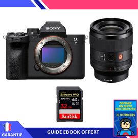 Sony A7 IV + FE 35mm f/1.4 GM + 1 SanDisk 32GB Extreme PRO UHS-II SDXC 300 MB/s + Ebook 'Devenez Un Super Photographe' - Hybride Sony