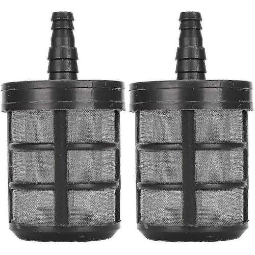 Lot de 2 filtres pour tuyau d'arrosage, crépine double couche en acier inoxydable pour pulvérisateurs à pompe à eau