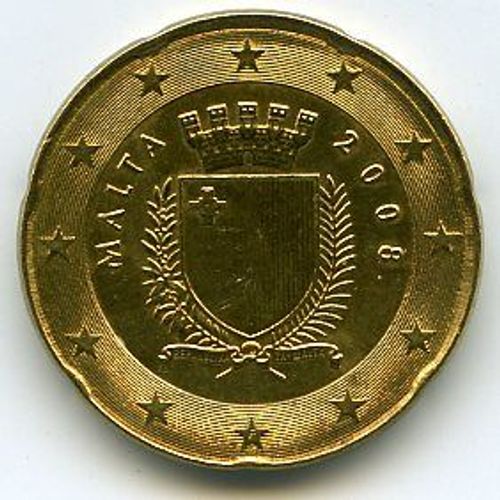 Malte 20 Centimes D'euro 2008