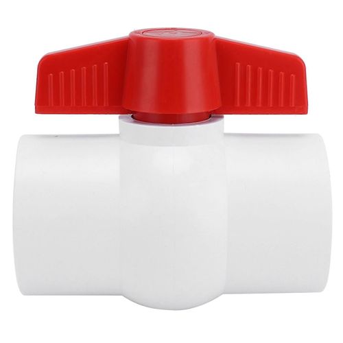 Robinet à boisseau sphérique en PVC, robinet d'arrêt, raccord de tuyau d'eau pour arrosage de jardin et aquaculture (DN50)