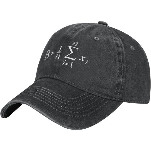 Casquette De Baseball Be-Greater-Than-Average-Baseball, Chapeaux De Camionneur En Coton Lavé, Chapeau De Papa Vintage Pour Hommes Et Femmes, Noir