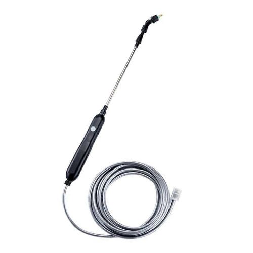 Atomiseur électrique avec tuyaux de 2 m, aérographe d'arrosage de jardin avec 2 buses, arrosage télescopique de type C/USB