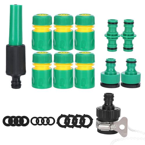 Ensemble de 24 raccords de tuyau pour arrosage de jardin, lavage de voiture, pulvérisateur d'eau G1/2