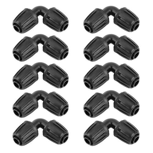 Lot de 10 raccords coudés pour tuyau d'arrosage de jardin, adaptateurs POM, accessoires d'irrigation agricole