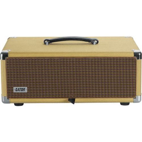 Gator Cases GR-RETRORACK-3TW Retro Rack Vintage Amp Vibe Rack Case 3U Tweed