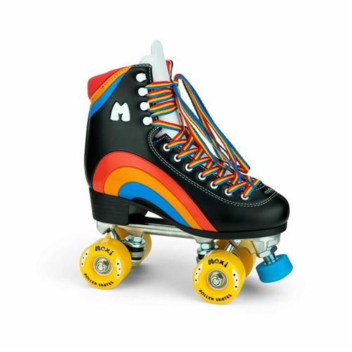 Roller Quad Moxi Rollerskates Rainbow Rider Noir