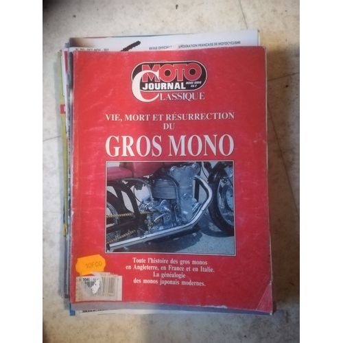 Moto Journal Hors Serie 50 De 1991 Gros Mono,Moto Guzzi,Matchless G50,Gilera 500 Piuma