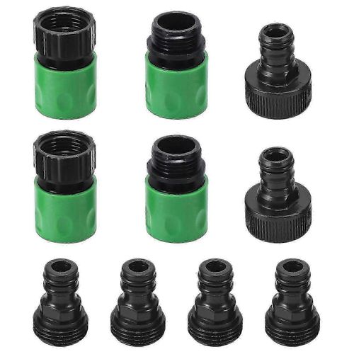 Raccords rapides pour tuyaux d'arrosage de jardin, connecteurs en plastique, mâle et femelle, 3/4 po, 10 broches