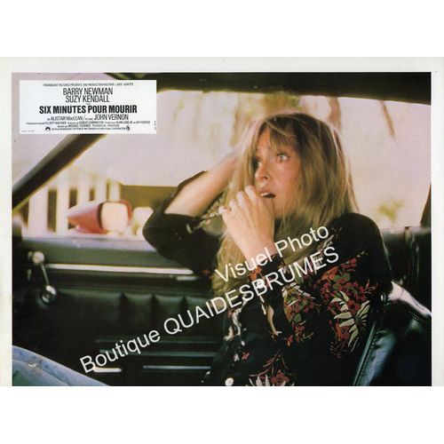 Six Minutes Pour Mourir (Fear Is The Key) : Jeu De 12 Photos D'exploitation Cinématographique -Format 23,5x29,5 Cm - De Michael Tuchner Avec Barry Newman, Suzy Kendall, John Vernon, Ben Kingsley -1972