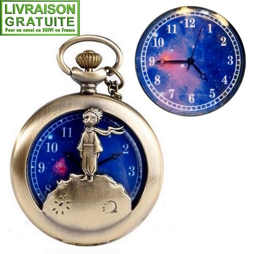 Montre Gousset Le Petit Prince Antoine De Saint-Exupéry (Réf 1)