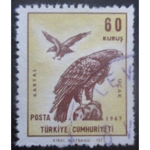 Turquie Poste Aérienne N°47 Oiseau Oblitéré
