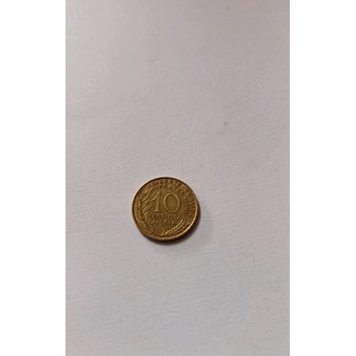 Piece 10 Centimes Republique Française 1967