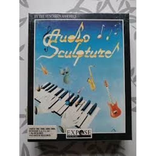 Logiciel Audio Sculpture (Expose Software) Big Box Amiga 500/1000/2000/3000