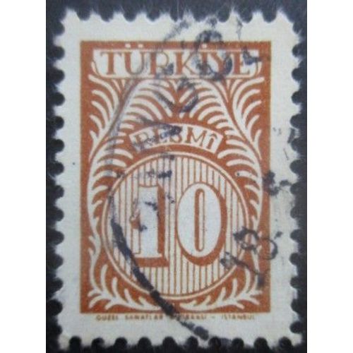 Turquie Service N°46 Oblitéré