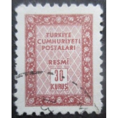 Turquie Service N°68 Oblitéré
