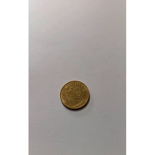 Piece 10 Centimes Francs 1979