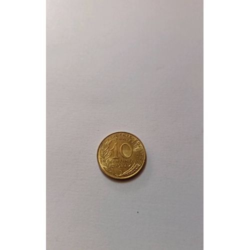 Piece 10 Centimes Francs 1984