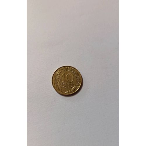 Piece 10 Centimes Francs 1975
