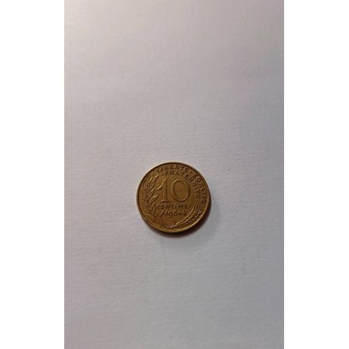 Piece 10 Centimes Francs 1964