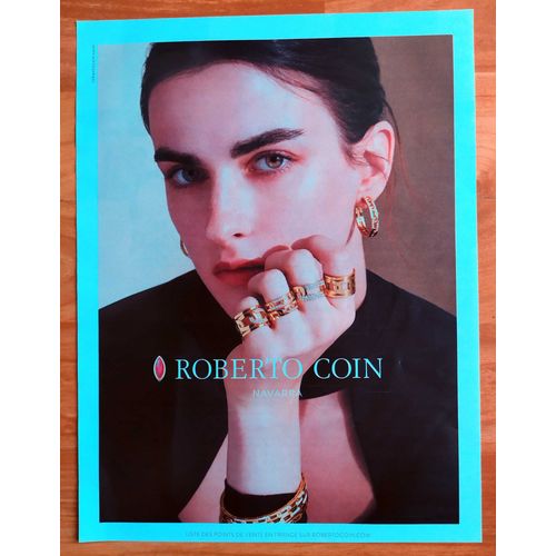 Publicité Papier - Joaillerie Bijoux "Navarra" De Roberto Coin De 2024.