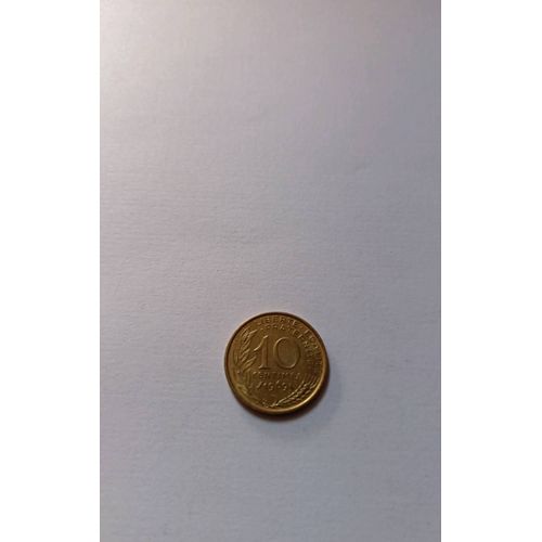 Piece 10 Centimes Francs 1969