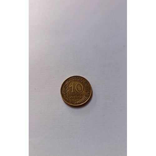 Piece 10 Centimes Francs 1970